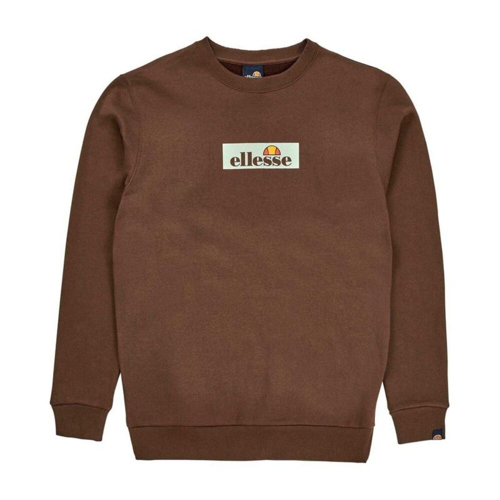 Ellesse Mens Tablido Crew Neck Sweatshirt / Brown